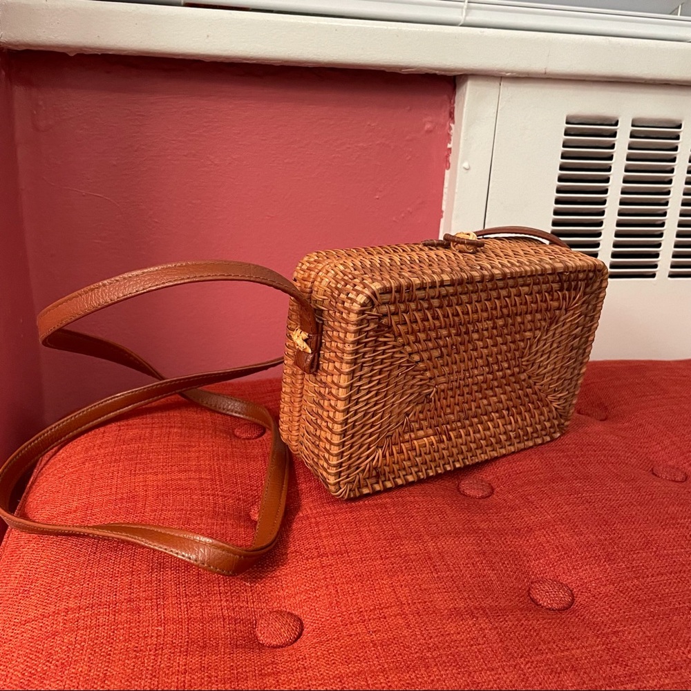 Rattan handbag